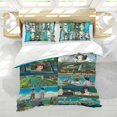 thumbnail image 5 of Bedding Set For The Wind Rises Comforter Cover Set Cute Duvet Cover Sets Super Soft Teens Bedding Set Kids Bedroom Gifts,1 Duvet Cover with 2 Pillowcases Full 3 Piece, 5 of 6