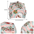 thumbnail image 2 of Pofeuu Groovy Retro Santa Print Beanie Hat for Men and Women Winter Warm Hats Knit Slouchy Thick Skull Cap, 2 of 7