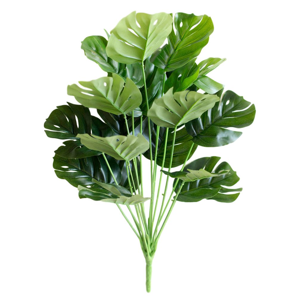TureClos Artificial Plants Leaves Fake Tropical Palm Leaf Home Kitchen