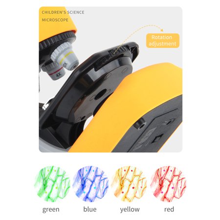 VONKY 360 Degree Rotating Biological Microscope Beginner 100X 1200X ...