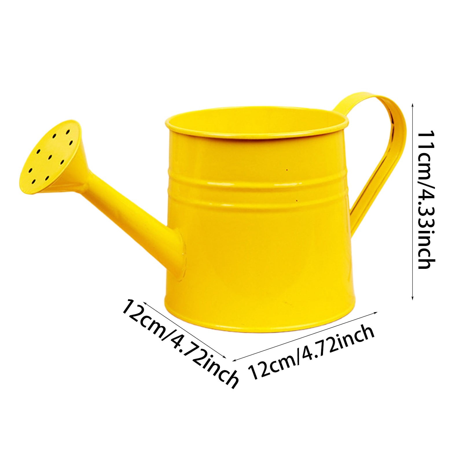 Metal Watering Can for Indoor 1L, Vintage Garden Sprinkling Can with Long Spout, Tinplate Watering Kettle Gardening Tool for Outdoor Lawn Flower Care