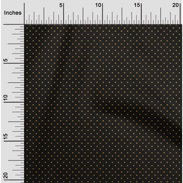 oneOone Viscose Chiffon Fabric Polka Dots Print Sewing Fabric BTY 42 Inch Wide