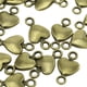 thumbnail image 2 of Corazón Conectores resultados de la joyería 50pcs bronce antiguo, 2 of 8