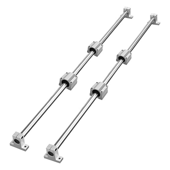 SFC20 Linear Rail Kit 1200mm 2PCS with SC20 Slide Blocks 4PCS & Supports - CNC Router, DIY Automation