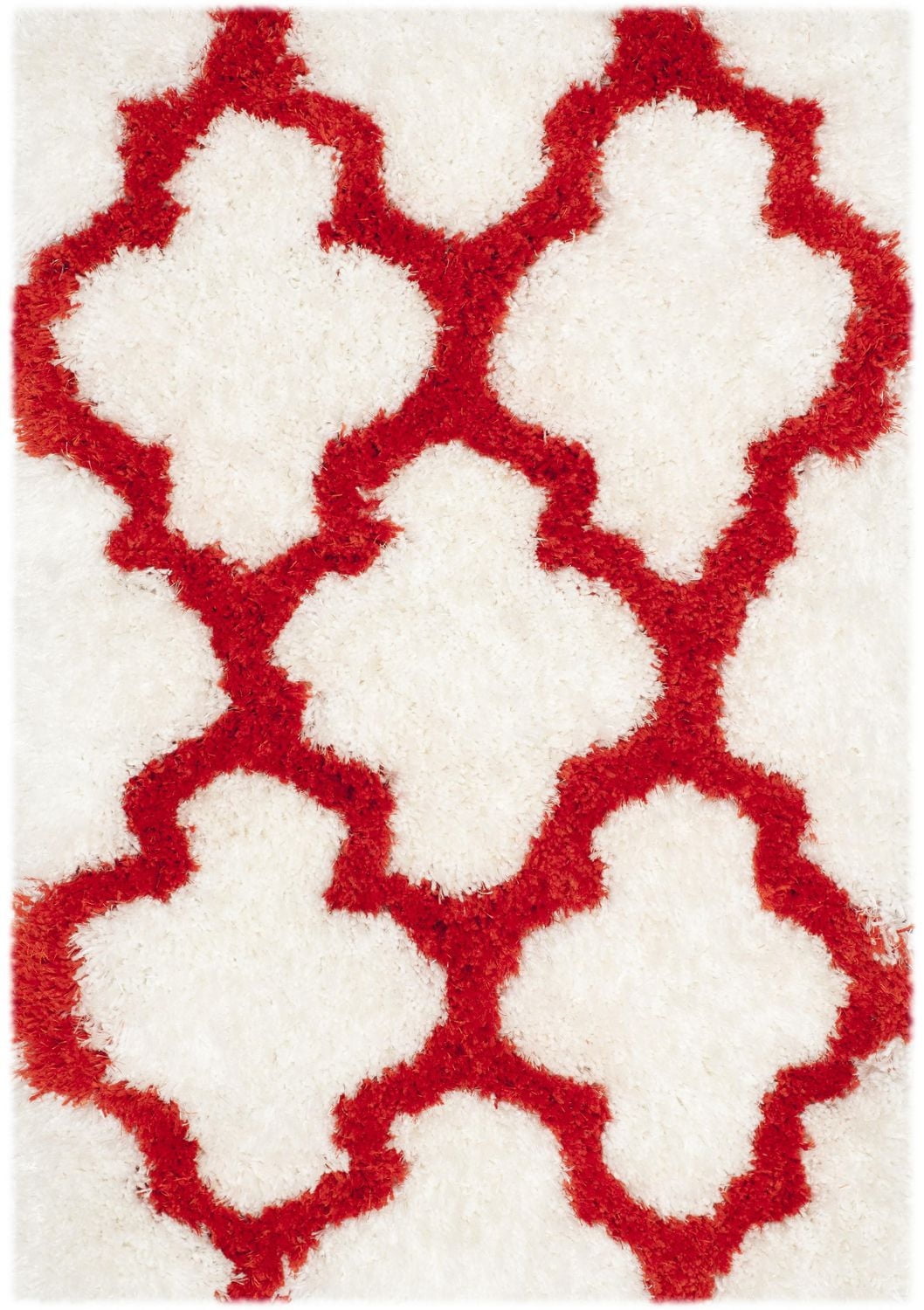 Safavieh Barcelona Anabelle Tapis Peluche Shag Géométrique