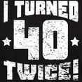 thumbnail image 3 of CafePress - I Turned 40 Twice! 80Th Birthday T Shirt - Men's Classic Graphic Cotton T-Shirt, 3 of 4