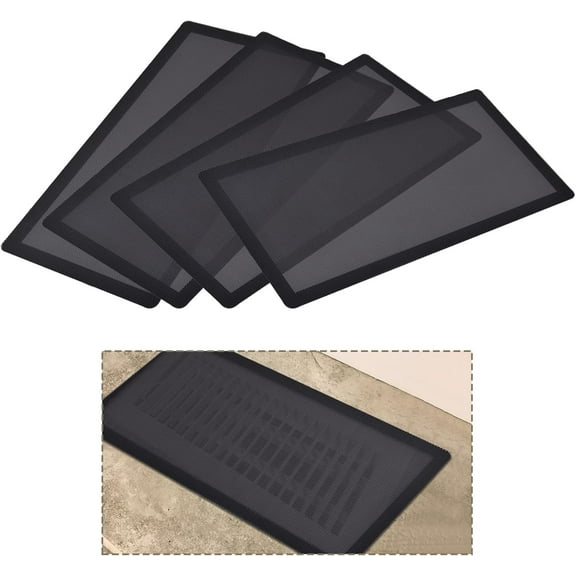 thovorrnl Floor Vent Covers for Home Floor, 4pcs Magnetic Vent Covers, 4.7''x9.4'', for Air Vent Screen Register