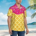 thumbnail image 5 of Balery Men'S Summer Hawaiian Shirts Short-Sleeve Design Name Printed Casual Shirts - Size Name, 5 of 9