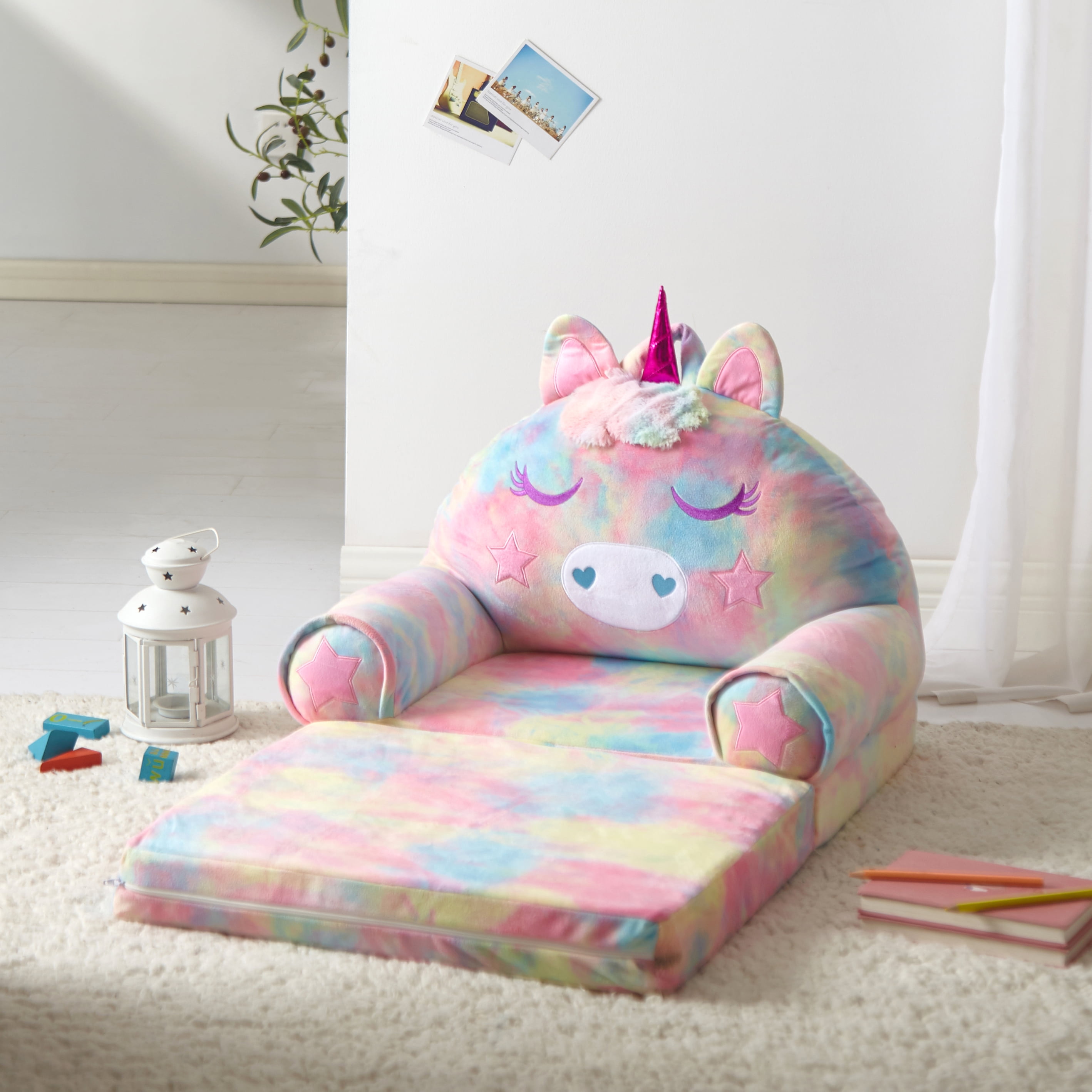 Little Nest Unicorn Flip Out 2-in-1 Toddler Chair