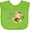 Apple Green, variant on Inktastic Papa's Little Monkey Boys or Girls Baby Bib