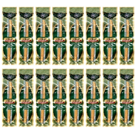 16 Pack Organic Miswak Toothbrushes | All-Natural Wooden Miswak Sticks for Teeth Whitening | Oral Care, Fresh Breath & Eco-Friendly | Original Flavor