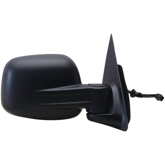 60115C - Fit System Passenger Side Mirror for 02-07 Jeep Liberty, black, foldaway, Heated Power