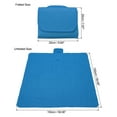 thumbnail image 2 of Uxcell 59" x 59" Outdoor Picnic Blanket Waterproof Foldable Beach Mat Blue, 2 of 6