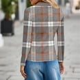 thumbnail image 3 of Women's Polo Shirt Long Sleeve Tops Collared Button Down Golf Tee Casual Spring Summer Work T Shirts Gray XL, 3 of 4
