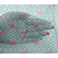 thumbnail image 4 of oneOone Viscose Chiffon Fabric Geometric & Flamingo Bird Decor Fabric Printed BTY 42 Inch Wide, 4 of 4