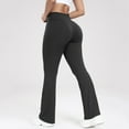 thumbnail image 6 of REALiKUN Flare Leggings for Women with Pockets, High Waisted Wide Leg Crossover Yoga Pants, 6 of 8