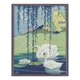thumbnail image 2 of View of Two White Swans, Vintage Magazine (1000 Piece Puzzle, Size 19x27, Challenging Jigsaw Puzzle for Adults and Family, Made in USA), 2 of 4