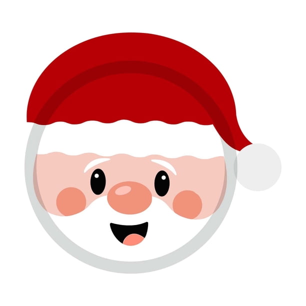Mom's Best Platos de papel navideños de 23 cm, vajilla de Papá Noel, bonitos platos desechables navideños, vajilla familiar para bodas, fiestas de cumpleaños, recuerdos de barbacoa y picnic.