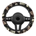 thumbnail image 2 of Yuyamidu Skull Steering Wheel Cover for Car Sedan Winter Steering Wheel Case Warm Steering Wheel Accessories Women Men Auto Steering Wheel Decorations, 2 of 7