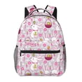 thumbnail image 1 of Easygdp Easter Rabbit Mochila Ergonómica Versátil para Laptop - Múltiples Bolsillos, Correas Ajustables, Unisex para Escuela, Viajes y Actividades al Aire Libre-One Size, 1 of 5
