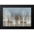 thumbnail image 2 of Bennett, Kate 18x13 Black Modern Framed Museum Art Print Titled - Trees on Brown and Blue, 2 of 5