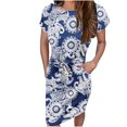 thumbnail image 1 of Vestido Casual de mujer Puntoco Azul Marino L, 1 of 5