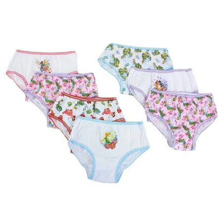 Disney Fairies Girl's 7-Pc Assorted Cotton Brief Underwear