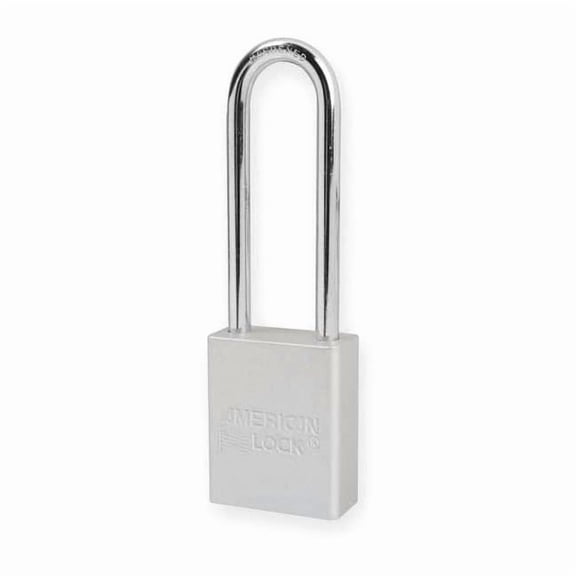 American Lock Lockout Padlock,KA,Silver,1-7/8"H A1107KACLR