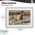 thumbnail image 4 of Stupell Industries Modern Wild Horse Across Plains Birch Framed Print Under Glass, 20 x 14, by Chromatic Storm Studio, 4 of 8