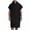Y16 Black, variant on Mens Hooded Towel Poncho Robe Solid Quick Dry Absorbent Changing Robe Lightweight Surf Swim Bathrobe for Swimming Surfing Beach Purple,Free Size