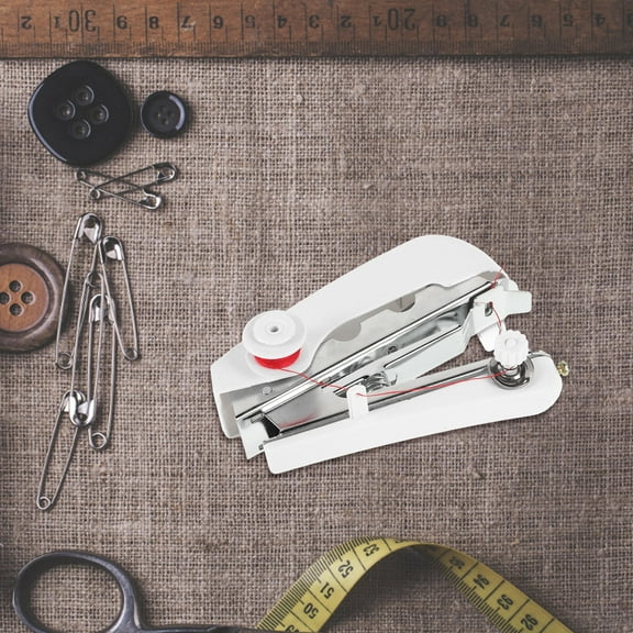 Topbathy Hand Held Stitcher Sewing Tool for Craft Projects Portable Mini Sewing Machine 1Pcs