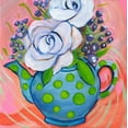 thumbnail image 2 of Seay, Anne 12x12 Gold Ornate Wood Framed with Double Matting Museum Art Print Titled - Flower in pot, 2 of 4