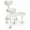 IVORY, variant on YYEAN Ergonomic Cross Legged Office Chair Meditation Chair with Lumbar, Style-Kneeling Chair/Stool, Leg Style-Straight, Style-Contemporary, IVORY