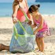 thumbnail image 1 of Bolsas de malla plegables para almacenamiento en la playa Bolsas de hombro para juguetes para niños,Azul,11 kaili Sencillez, 1 of 2