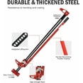 thumbnail image 3 of 3 T Farm Jack, 48 in Utility Farm Jack, 6600 LBS Capacity Ratcheting Off Road Utility Jack, Heavy-Duty Farm Jacks Foratv, Utv, SUV, Tractor, Truck, Universal Jacks, 3 of 6