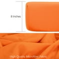 thumbnail image 2 of Ntbay 2 Pack 100% Brushed Microfiber Fitted Crib Sheets, Ultra Cozy and Soft Crib Sheet for Standard Crib and Toddler Mattresses, Boys, Girls, Unisex, 28" x 52", Orange, 2 of 5