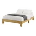 thumbnail image 1 of Kris & Ally Sakura Full/Double Durable Engineered Wood Minimalist Platform Bed Frame with Slats - No Headboard, No Boxspring Required, Minimalist Design, 1 of 10