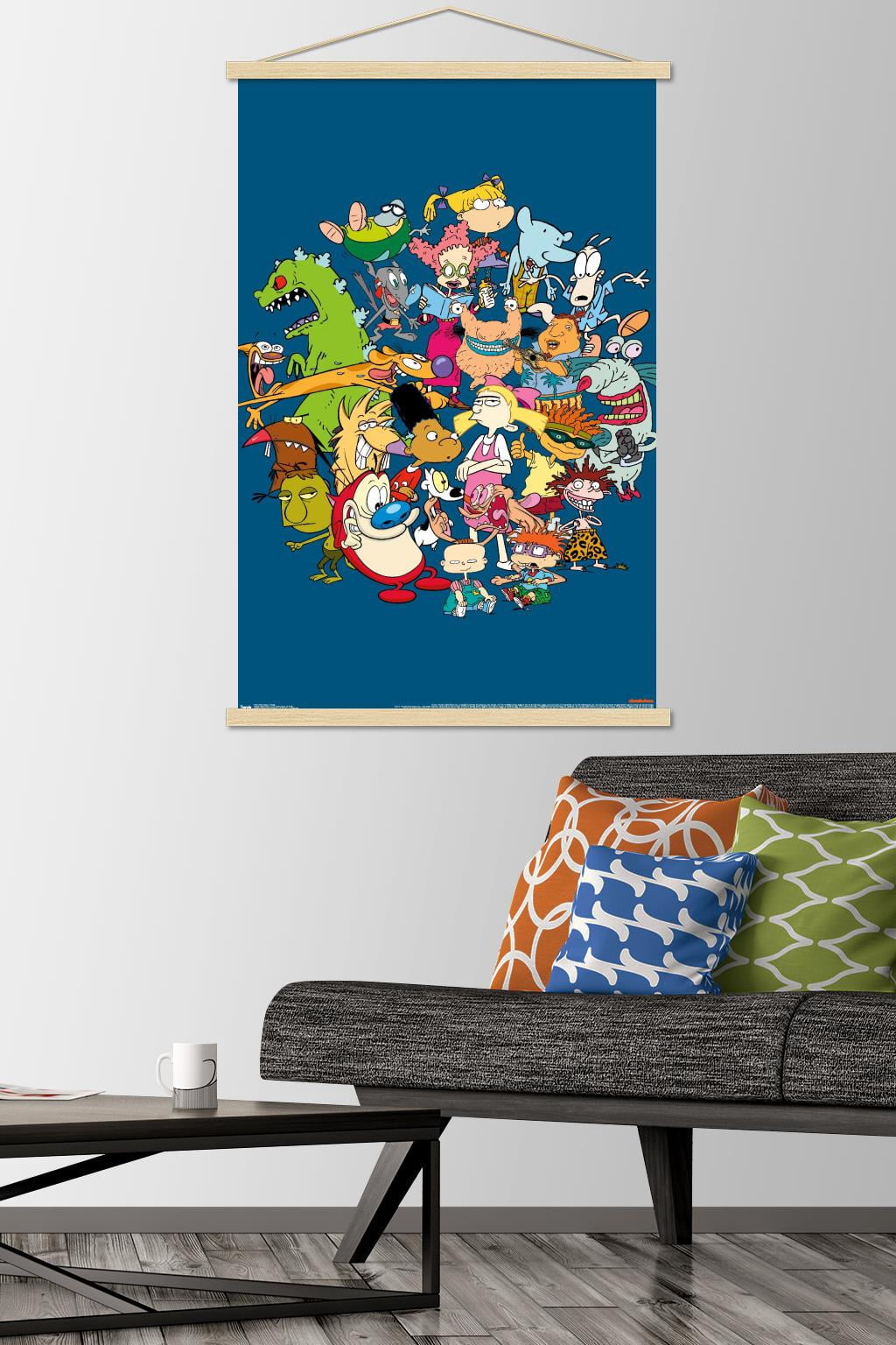 Nickelodeon Group Wall Poster with Magnetic Frame, 22.375" x 34"