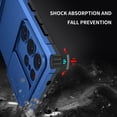 thumbnail image 4 of Decase for Samsung Galaxy S25 Ultra Case with Slide Cover, Silicone TPU Bumper Tough PC Cover with Kickstand, Military Shockproof Protective Phone Case for Samsung S25 Ultra,Blue, 4 of 10