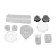 thumbnail image 2 of 10Pcs Cosmetic Containers Dustproof Waterproof Widely Used Durable PP Sample Containers for Makeup Jewelry Glitter, 2 of 5