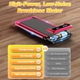 thumbnail image 6 of Yagud Walking Pad Treadmill with Handle Bar & 5% Incline, Foldable Portable Treadmill for Running, Small Under Desk Treadmill for Home, Pink Walking Pad, 6 of 9