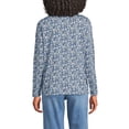 thumbnail image 2 of Lands' End Supima Cotton Long Sleeve Crewneck T-Shirt, 2 of 3