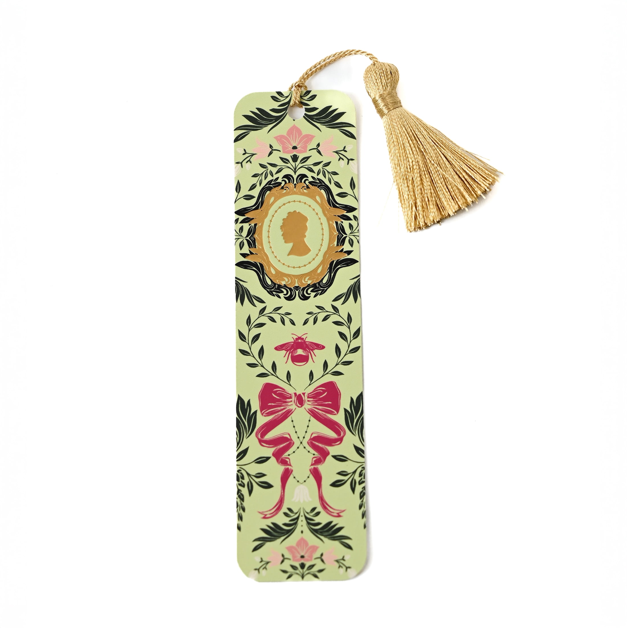 Bridgerton, 4 Piece Green Set with Socks, Bookmark, and Bow, One-Size, Netflix Official Collection