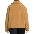 thumbnail image 2 of Mark Alan Women's Plus Faux Sherpa Zip Jacket, 2 of 5