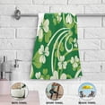 thumbnail image 5 of SKYSONIC 2 Pack Good Luck Clover Hand Towels, Ultra Soft and Absorbent, Happy St.Patrick's Day Decorative Fingertip Towel for Home, Bathroom, Kitchen, 28.3"x14.4", 5 of 5