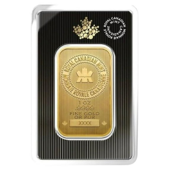 Royal Canadian Mint 1 oz Gold Bar (Classic Assay)