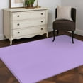 thumbnail image 3 of Violet Purple 3x5 Area Rugs, Farmhouse Solid Purple Color Modern Art Non-Skid Rubber Backing Large Rectangle Rugs - Living Room Bedroom Home Office, Indoor Floor Mat Carpets Washable Rug, 3 of 9