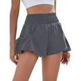 2024 Women's Athletic Sports Outdoor Clothing Shorts High Waisted Flowy
