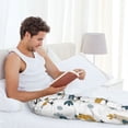 thumbnail image 5 of Honiee Farm Roosters for men - a sleek fusion of Straight Pajama Pants, versatile Lounge Pants, and cozy Sleepwear, all rolled into one-X-Large, 5 of 6