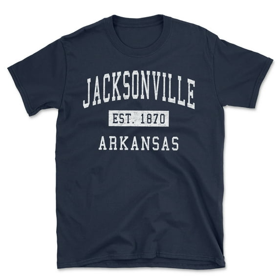 Jacksonville Arkansas Classic Established Men's Cotton T-Shirt